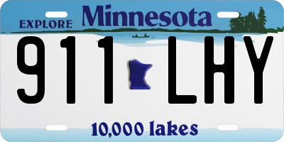 MN license plate 911LHY