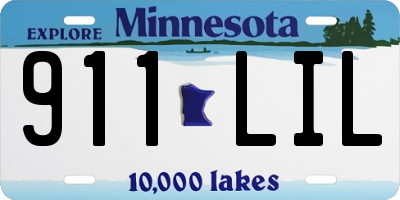 MN license plate 911LIL