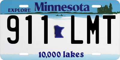 MN license plate 911LMT