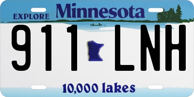MN license plate 911LNH
