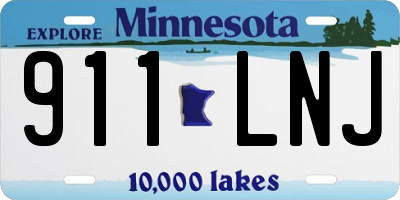 MN license plate 911LNJ