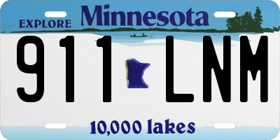MN license plate 911LNM