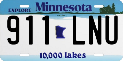 MN license plate 911LNU