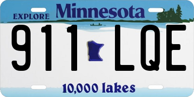 MN license plate 911LQE