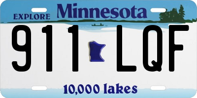 MN license plate 911LQF