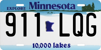 MN license plate 911LQG