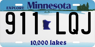 MN license plate 911LQJ