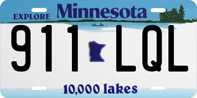 MN license plate 911LQL