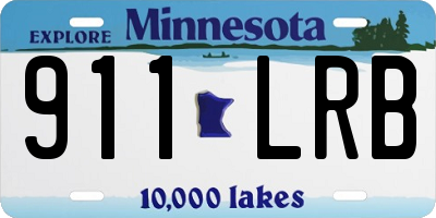 MN license plate 911LRB