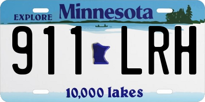 MN license plate 911LRH