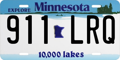 MN license plate 911LRQ