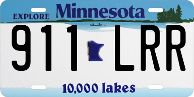 MN license plate 911LRR