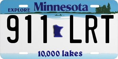 MN license plate 911LRT