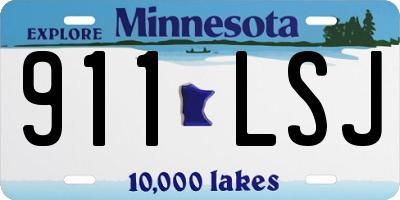 MN license plate 911LSJ