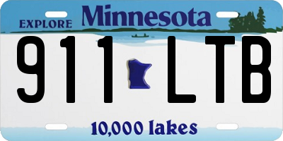 MN license plate 911LTB