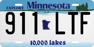 MN license plate 911LTF