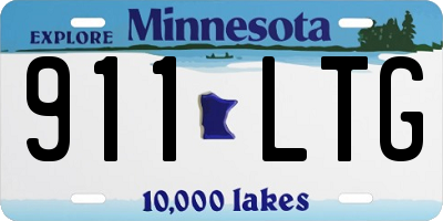MN license plate 911LTG