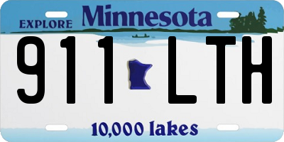 MN license plate 911LTH