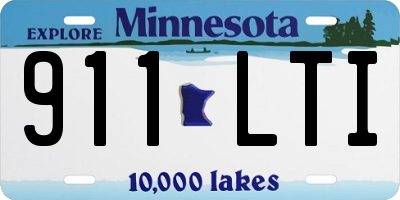 MN license plate 911LTI