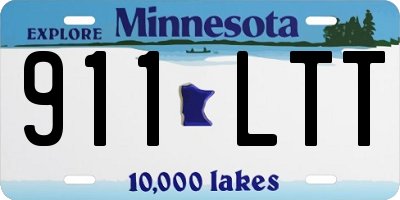 MN license plate 911LTT