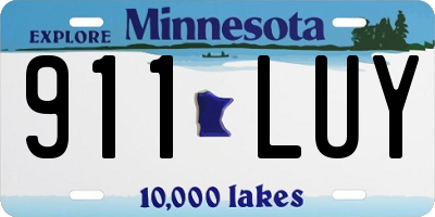 MN license plate 911LUY