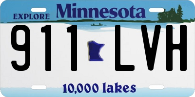 MN license plate 911LVH