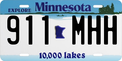 MN license plate 911MHH