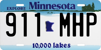 MN license plate 911MHP