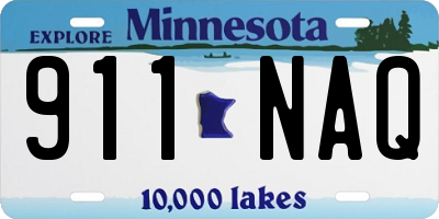 MN license plate 911NAQ