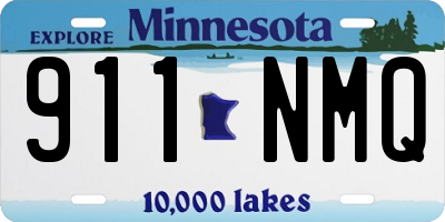 MN license plate 911NMQ