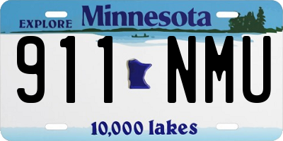 MN license plate 911NMU