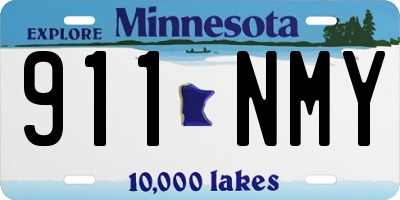 MN license plate 911NMY