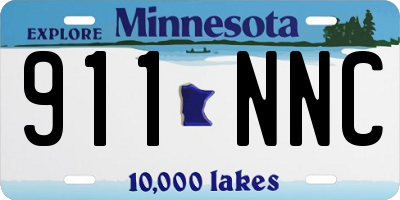 MN license plate 911NNC