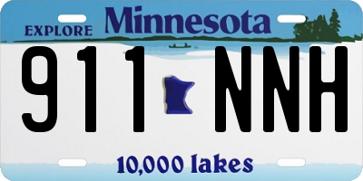 MN license plate 911NNH