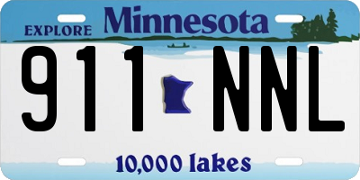 MN license plate 911NNL