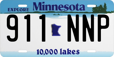 MN license plate 911NNP