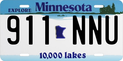 MN license plate 911NNU