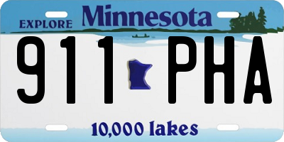 MN license plate 911PHA