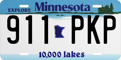 MN license plate 911PKP