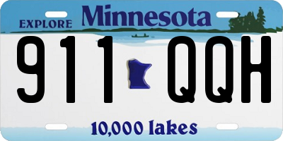 MN license plate 911QQH