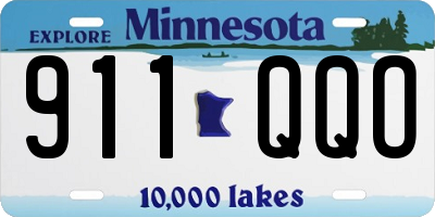 MN license plate 911QQO