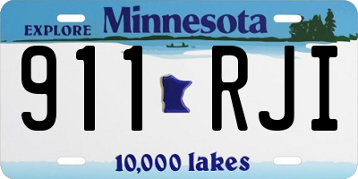 MN license plate 911RJI