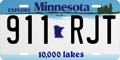 MN license plate 911RJT