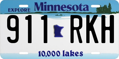 MN license plate 911RKH