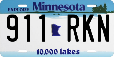MN license plate 911RKN