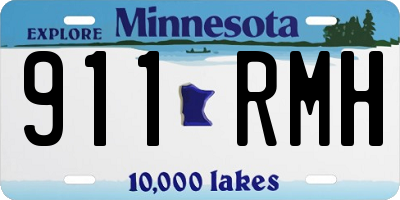 MN license plate 911RMH