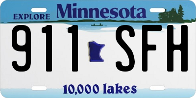 MN license plate 911SFH