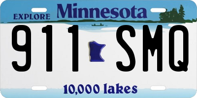 MN license plate 911SMQ