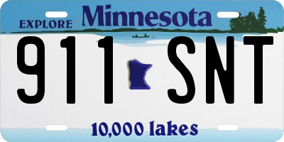 MN license plate 911SNT