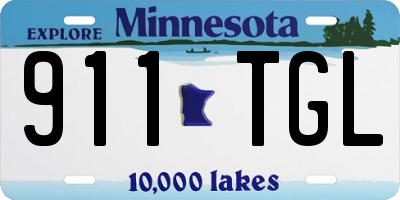 MN license plate 911TGL